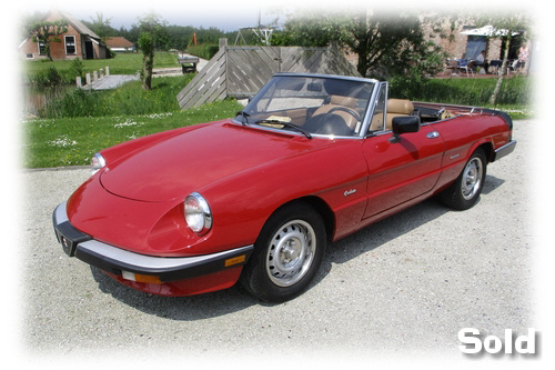 Alfa Romeo Graduate convertible 1987