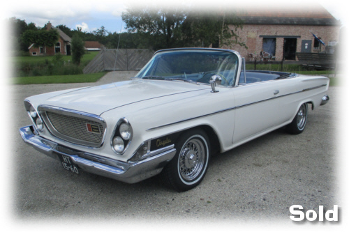 Chrysler Newport Convertible V8 aut. 1962