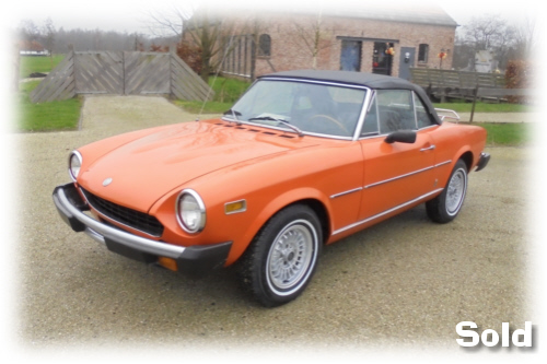 Fiat 124 Spider Convertible 1975