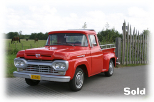 Ford F100 Pick Up 1959