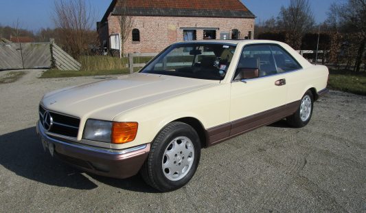 Mercedes W126 500 SEC 1984 — SOLD