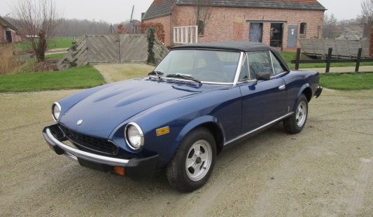 Fiat 124 Sport Spider 2000 – 1980 — SOLD