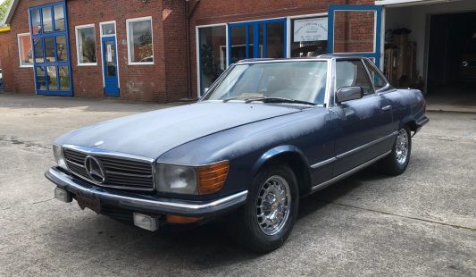 Mercedes W107 500 SL 1985 — SOLD