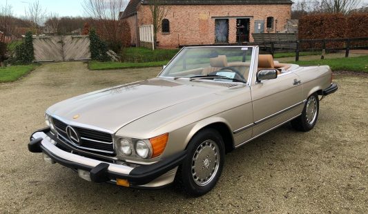 Mercedes W107 560 SL 1986 — SOLD