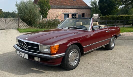 Mercedes W107 500 SL 1982 — SOLD