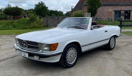 Mercedes W107 500 SL 1986 — SOLD